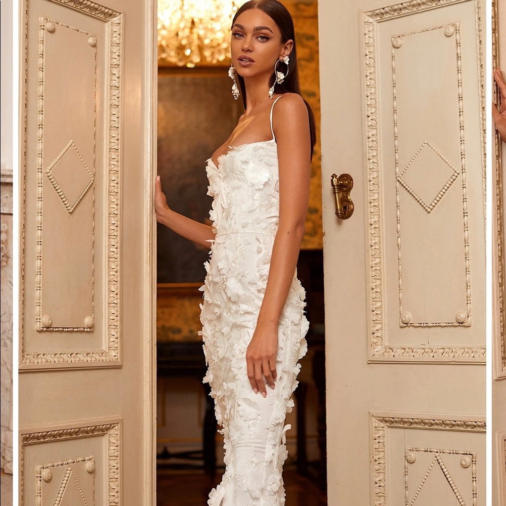 Alamour The Label - Petra White Gown Size XS